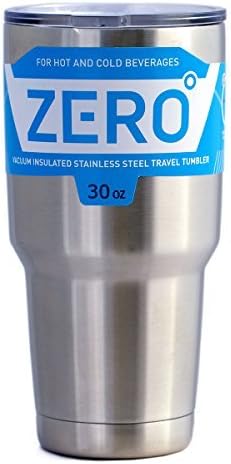Zero Degree Vacuum Insulated Stainless Steel Travel Tumbler with Lid like Yeti, 30 oz. by Zero Degree