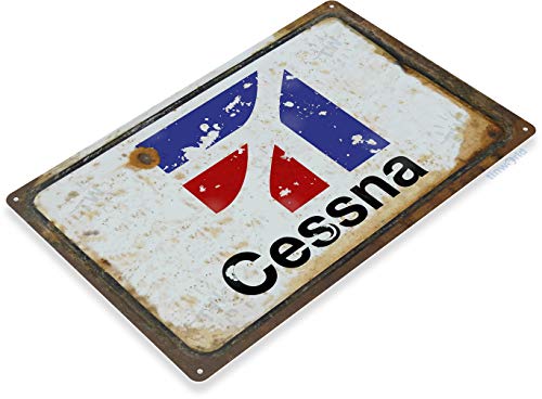 Tinworld TIN Sign Cessna Aviation Airplane Hangar Aeronautical Metal Decor B871 - //medicalbooks.filipinodoctors.org