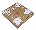 4 Pairs Soft Comfortable Novelty Cartoon Animal Cat Crew Pattern Cotton Socks (4 pairs(4 colors panda))