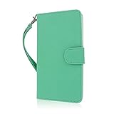 Empire MPERO FLEX Flip Wallet Case for HTC One Max T6 - Retail Packaging - Mint/White