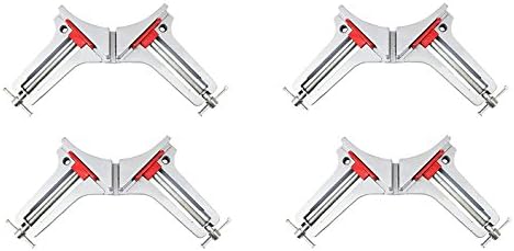 4pcs Enlarge Thickening 90 Degree Right Angle Miter Corner Clamp 3" Capacity corner Tool Jig by TOPODO