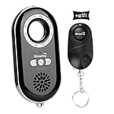 Anti Spy Hidden Camera Detectors Glowiny Camera Finder Anti-Theft Vibration Alarm for Door Window Suitcase Travel Security + A Personal Alarm