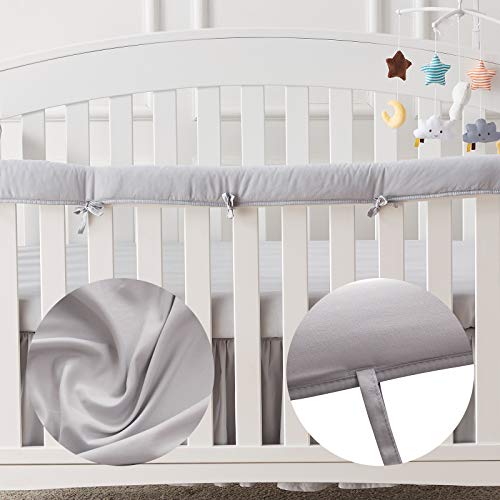 Sunstyle Home 3 Pieces Baby Crib Rail Cover Set, Safe Teething Guard