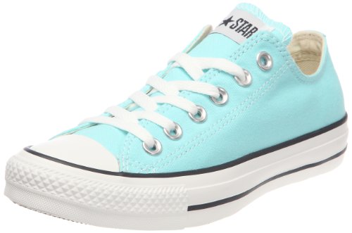 Converse Unisex Chuck Taylor All Star Low Top Aruba Blue Sneakers - 10 B(M) US Women / 8 D(M) US Men