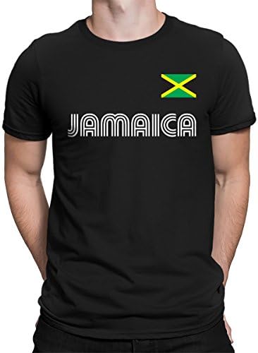 SpiritForged Apparel Jamaica Soccer Jersey Men's T-Shirt