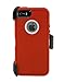 WallSkiN Case for iPhone 5S / 5 / SE 1st Gen (2016) with Screen Protector Heavy Duty Full Body Military Grade Drop Protection Carrying Cover Holder | Holster for Men Belt with Clip Stand – Red