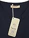Business Casual Tops for Women, Timeson Ladies Lightweight Long Sleeve Chiffon Blouse V Neck Pleats Tunic Shirt Deep Blue XL