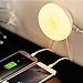 Night Light Desktop Charger, Jelly Comb 1W LED Night Light Lamp with Smart Light Sensor, 2 USB Ports for iPhone, iPad, Samsung Galaxy Smart Phones.