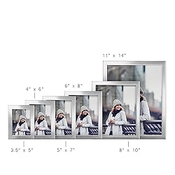 Renditions 5x7 inch Solid Wood Picture Frame, High