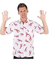 Seinfeld Cosmo Kramer Lobster Button-Up White Shirt