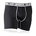 Mens Tagless Anti-Chaffing Boxer Briefs Workout Underwear with Mesh Pouch by X31 Sports