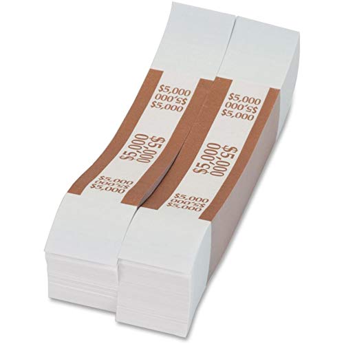 The Coin-Tainer Co. $5000 Currency Band, Brown, 1000 Count (405000) - Thumbnail 3