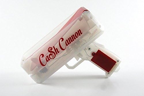 The Cash Cannon Money Gun - Make it Rain - Clear w/ LED Light Show