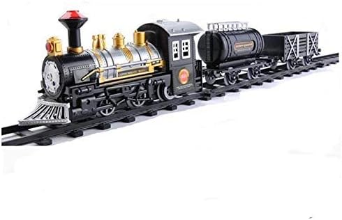Classic Collection Locomotive Train Set with Light and Sound Battery Operated (9 Pieces)
