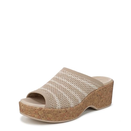 LifeStride Women's Very Ready Heeled Sandal Sand Castle/Whitecap Grey 8.5 W