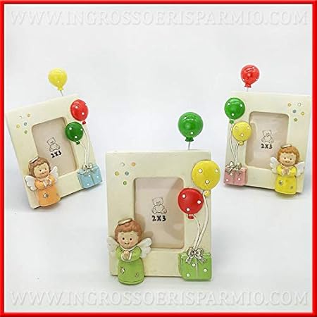 Idee Regalo Natale Economiche.Cornice Portafoto Con Palloncini Colorati E Angioletto Assortita In 3 Varianti Idee Regalo Di Natale Economiche Per Bambino O Bambina Amazon It Casa E Cucina