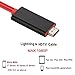 Akface HDMI Mirror Adapter Cable, 3.5 ft Plug and Play MHL Digital Audio 1080P HDTV Cable for iPhone/iPad/iPod Touch Models,Projector.(No Lightning Connection)
