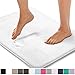 Gorilla Grip Original Thick Memory Foam Bath Rug, 24x17, Cushioned, Soft Floor Mats, Absorbent Premium's Bathroom Mat Rugs, Machine Washable, Luxury Plush Comfortable Carpet for Bath Room, White