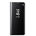 For Samsung Galaxy Note 8,GBSELL Smart Window Sleep Wake UP Flip Leather Stand Holder Case Cover (Black)