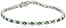 Amazon Essentials .925 Sterling Silver Alternating AAA Cubic Zirconia Tennis Bracelet, 7.5