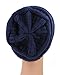Unisex Trendy Warm Chunky Soft Stretch Cable Knit Slouchy Beanie Skully Navy one Size fits All