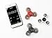 Vicus Rexx Fidget Hand Spinner Toy EDC: For A Fun Anxiety Relief, Our Tri Spinner helps with ADHD, Ultra Durable With Special Grip Caps, Non-3d Printed- Smooth Satisfying Spin (Red)