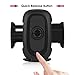 Te-Rich Auto Cell Phone Car Holder Cigarette Lighter Mount Charger [Dual USB Port, 3.1A] w/Built-in Micro USB Charging Cable for Android Smart Phones