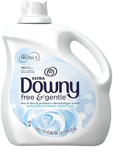 Downy Free &amp; Gentle Liquid Fabric Conditioner (Fabric Softener), 129 FL OZ