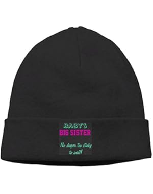 Unisex Baby's Big Siste Unisex Cuffed Plain Skull Beanie toboggan Knit Hat/Cap DeepHeather