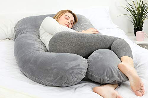 4 Meiz+Shaped+Pregnancy+Pillow+Removable