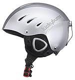 Lucky Bums Snow Sport Helmet, Silver, Small