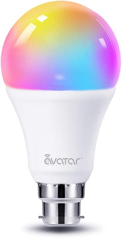 Avatar Controls LED Smart Bulb B22 7W WiFi 16M Colors 8 Scene Modes