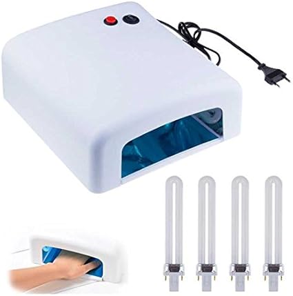 ociodual lampara 36w ultravioleta uv secador de unas para manicura nail art gel esmalte permanente