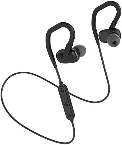 FKANT Bluetooth Headphones, Wireless Sports Earbuds 8 Hours Playtime in Ear Earphones Secure Fit Noise Cancelling Headset with Mic and Earhooks (IPX4 Sweatproof, Lossless Stereo Sound)