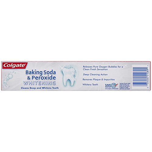 Colgate Baking Soda and Peroxide Whitening Toothpaste, Frosty Mint 6