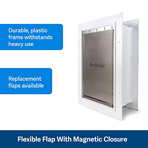 PetSafe Large Wall Entry Pet Door with Telescoping Frame Energy