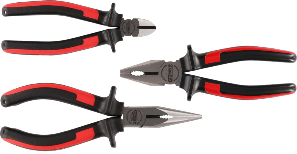 KS Tools 115.1010 160-200mm Ergo Plier Set (3 Pieces)