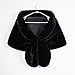 Roniky Womens Winter Faux Fur Wedding Shawl Wrap Stole Shrug Bridal Wedding Cover Up
