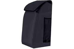 Trolley Bags for Shopping 39L Waterproof Cart Shopping Cart Replacement Bag with Mesh Side Pocket Folding Storage Bag Black