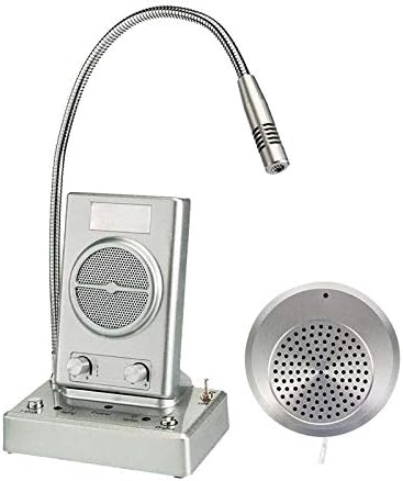 Elikliv 3W Aluminum Alloy Shell Dual-way Window Intercom Advanced Two-way Interphone System For Bank Hospital Bus Station etc
