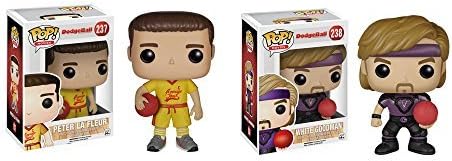 POP! Movies: DodgeBall Pop Peter La Fleur and White Goodman! Vinyl Figures! Set of 2 by Dodgeball