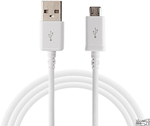 FULL Power Xolo A500 Club SmartPhone Charging Micro-USB 2.0 Data Cable's Dual Chipset Charges up to 5A/5,000mah Power Speeds Easily! (White)