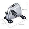 Mini Exercise Bike Pedal Exerciser Arm Leg Trainer Cycle Exercise Bike Silver
