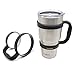 leeken handle for 30 oz Tumbler, Pack of 2 - Black / Black