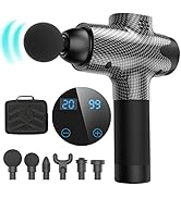 Massage Gun Deep Tissue, Massage Muscle Therapy Gun for Athletes,30 Speed 10 Types of Massage Hea...