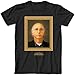 A&E Designs Curb Your Enthusiasm T-Shirt Larry David Portrait Black Tee, Small