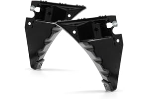 KARPARTS360 For Ford Mustang 2010 11 12 13 2014 Bumper Cover Side Support Driver & Passenger Side | Pair | Plastic | Replacement For FO1026109, FO1027109 | 615343319315, AR3Z17C861B, 615343319377, AR3Z17C861A