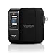 Spigen Essential F202 USB Wall Charger 2-Port 4.8 Amp USB Travel Charger Folding Plug for iPhone X / 8/8 Plus / 7/7 Plus / 6S / 6S Plus/Galaxy Note S9 / S9 Plus / 8 / S8 / S8 Plus & More - Black