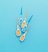 TEPE Dental Floss Picks, Tooth Picks Flossers, Floss Sticks, EasyPicks M/L, Blue, 36 Pk