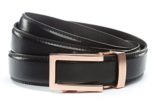 mens rose gold belt